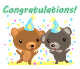 Happy pair Bears sticker #10712094