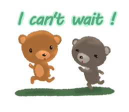 Happy pair Bears sticker #10712098