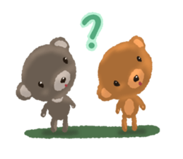 Happy pair Bears sticker #10712106