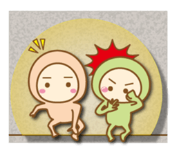 Funny tights mini sticker #10712154