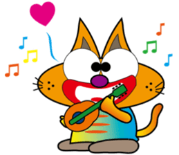 CRAZY MUDDY CAT sticker #10713242