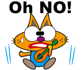 CRAZY MUDDY CAT sticker #10713243