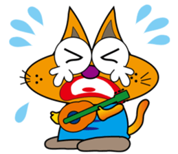 CRAZY MUDDY CAT sticker #10713245