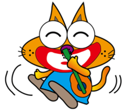 CRAZY MUDDY CAT sticker #10713246