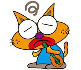 CRAZY MUDDY CAT sticker #10713247