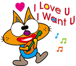 CRAZY MUDDY CAT sticker #10713248