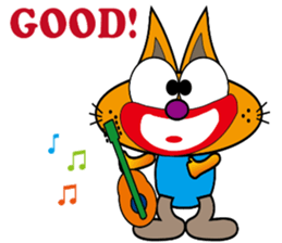 CRAZY MUDDY CAT sticker #10713252