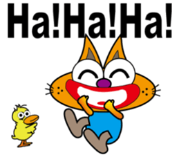 CRAZY MUDDY CAT sticker #10713255