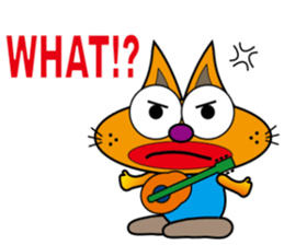 CRAZY MUDDY CAT sticker #10713256