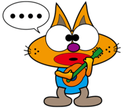 CRAZY MUDDY CAT sticker #10713263