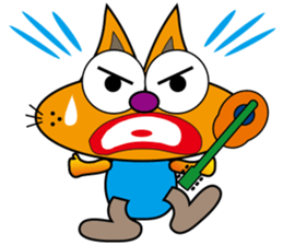 CRAZY MUDDY CAT sticker #10713268