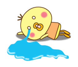 The chick I abuse loosely sticker #10713305