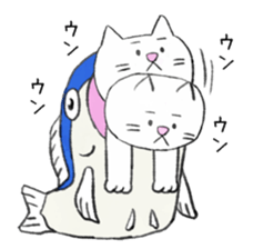 THE CAT IN THE FISH sticker #10713683