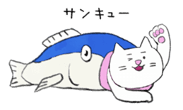 THE CAT IN THE FISH sticker #10713689