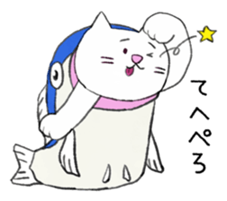 THE CAT IN THE FISH sticker #10713692