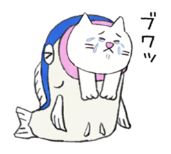 THE CAT IN THE FISH sticker #10713694
