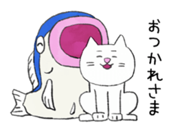 THE CAT IN THE FISH sticker #10713695