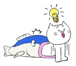 THE CAT IN THE FISH sticker #10713702