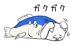 THE CAT IN THE FISH sticker #10713707