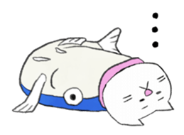 THE CAT IN THE FISH sticker #10713708