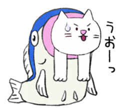 THE CAT IN THE FISH sticker #10713710