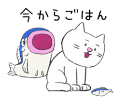 THE CAT IN THE FISH sticker #10713712