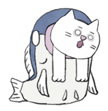 THE CAT IN THE FISH sticker #10713719