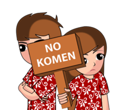 Batik Couple sticker #10714562