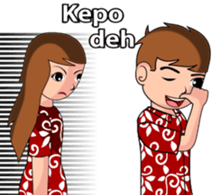 Batik Couple sticker #10714564