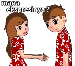 Batik Couple sticker #10714565