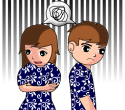 Batik Couple sticker #10714569