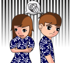Batik Couple sticker #10714569