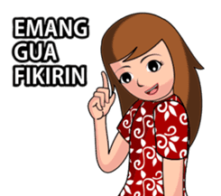 Batik Couple sticker #10714573