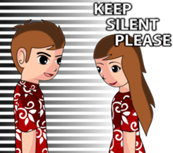 Batik Couple sticker #10714575