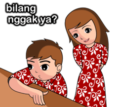 Batik Couple sticker #10714578