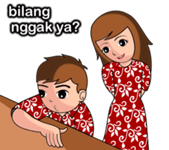 Batik Couple sticker #10714578