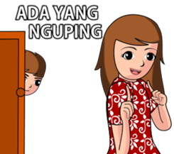 Batik Couple sticker #10714581