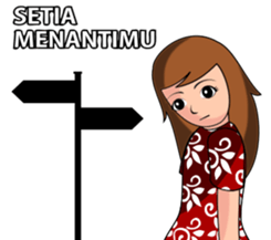 Batik Couple sticker #10714583