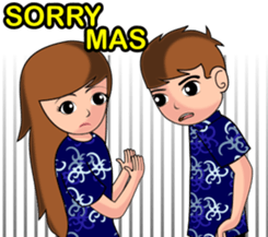 Batik Couple sticker #10714589