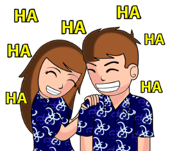 Batik Couple sticker #10714592