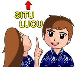 Batik Couple sticker #10714594