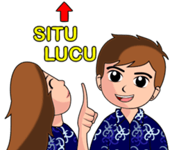 Batik Couple sticker #10714594