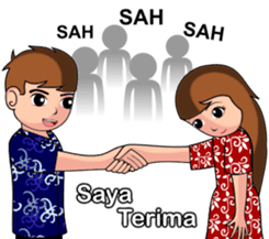 Batik Couple sticker #10714599