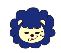 mokumoku lion sticker #10714611
