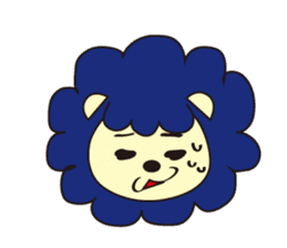 mokumoku lion sticker #10714611