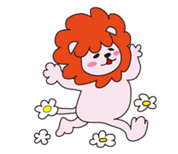 mokumoku lion sticker #10714612