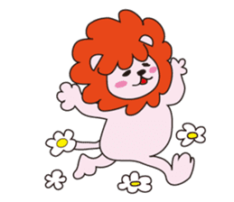mokumoku lion sticker #10714612