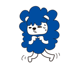 mokumoku lion sticker #10714634