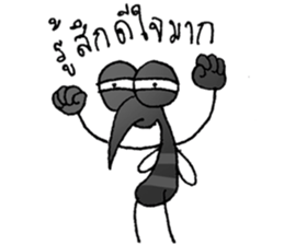 crazy mosquito sticker #10714856