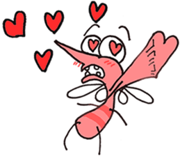 crazy mosquito sticker #10714870